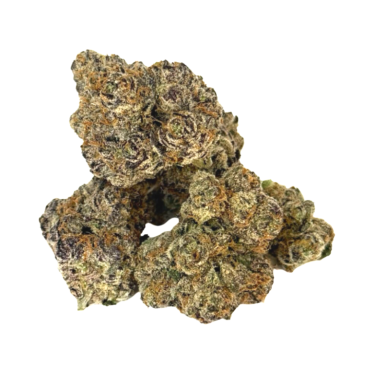 Gushers CBD flower close-up – fruity tropical hemp buds for delivery in Atlanta and Southeast shipping.