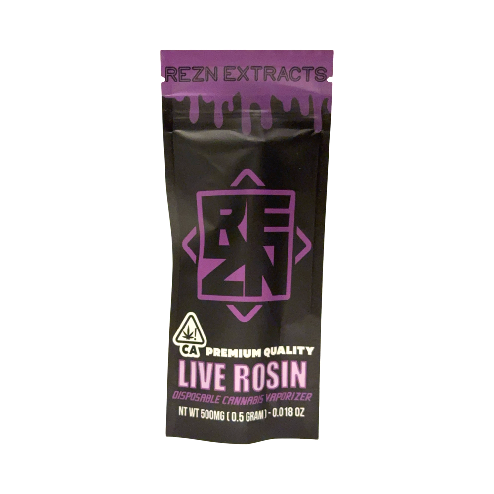Rezn Extracts x The Firm – Rainbow Belts (Live Rosin Disposable Vape – 0.5g) - Image 2