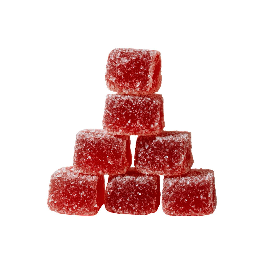 Strawberry Solventless Rosin THC Gummies – 10mg, 10 Count