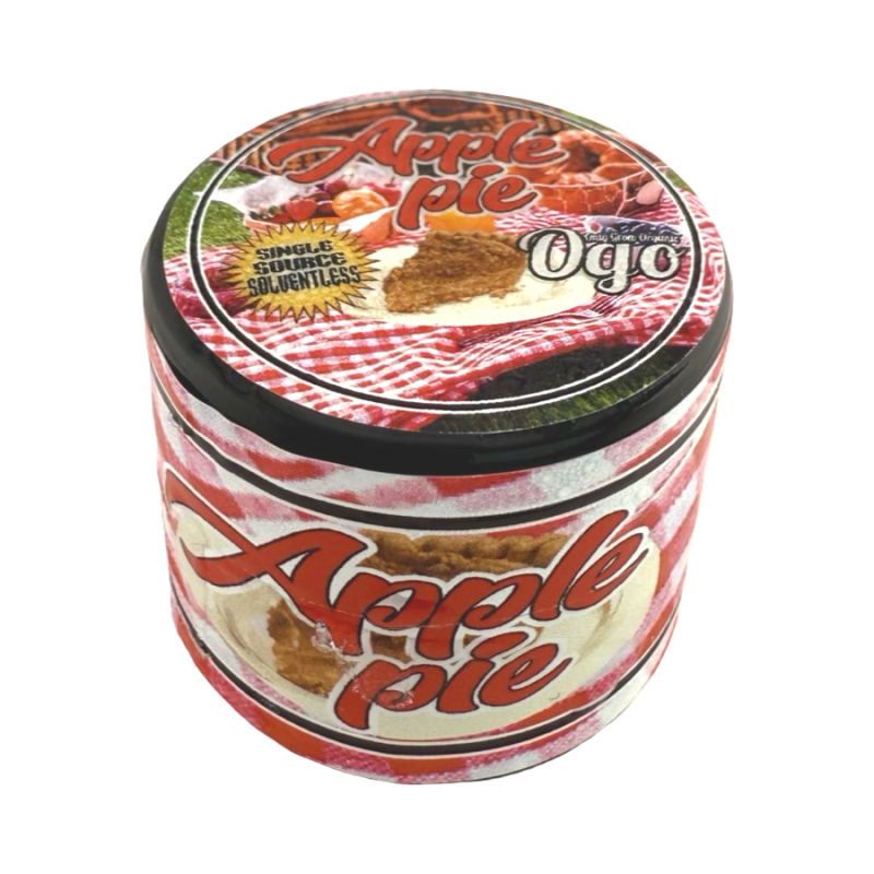 Apple Pie Cold Cure Rosin Jar by Ogo