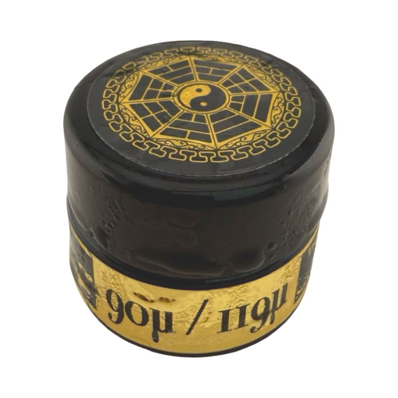 Label showing Gelonade strain and micron size (90µ–119µ)